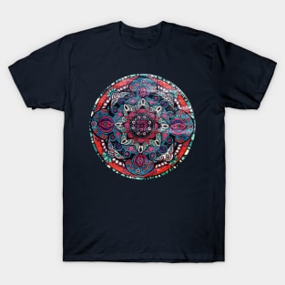 Raspberry Mandala T-Shirt